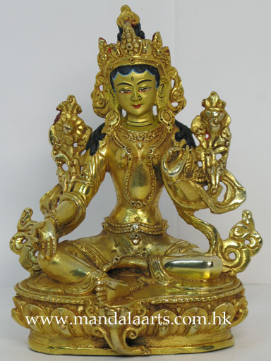 Green Tara F/G - Click Image to Close